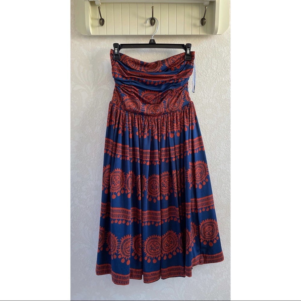 Girls from Savoy strapless dress Anthropologie
